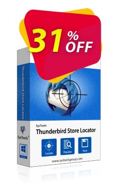 31% OFF SysTools Thunderbird Store Locator Coupon code