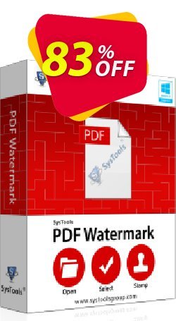 SysTools PDF Watermark Coupon discount SysTools Pre-Spring Exclusive Offer - 