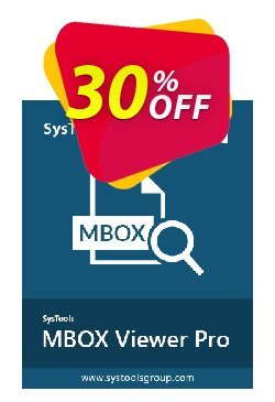 SysTools MBOX Viewer Pro Coupon discount SysTools MBOX Viewer Pro wondrous promo code 2024 - 