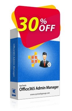 30% OFF SysTools Office365 Admin Manager Coupon code