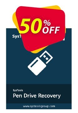 50% OFF SysTools Pen Drive Recovery - Business License  Coupon code