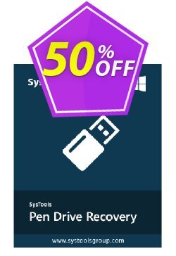 50% OFF SysTools Pen Drive Recovery - Enterprise License  Coupon code