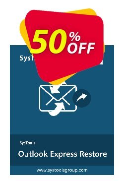 50% OFF SysTools Outlook Express Restore - Business License  Coupon code