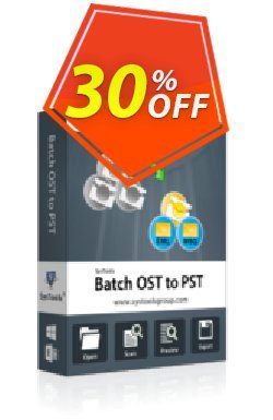 30% OFF SysTools Batch OST Converter Coupon code