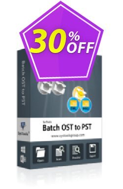 30% OFF SysTools Batch OST Converter Coupon code