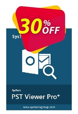 SysTools PST Viewer Pro+ Plus - 100+ User License  Coupon discount SysTools coupon 36906 - 