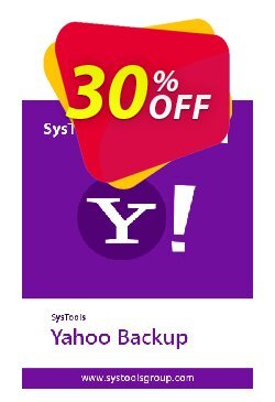 30% OFF SysTools Yahoo Backup Tool - 50 Users Coupon code