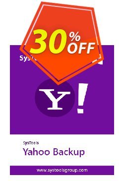 30% OFF SysTools Yahoo Backup Tool - 100+ Users Coupon code