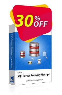 30% OFF SysTools SQL Server Recovery Manager - Admin License Coupon code