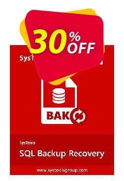 30% OFF Systools SQL Backup Recovery - Enterprise License  Coupon code