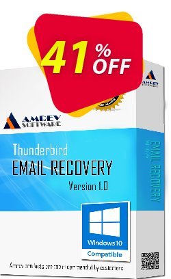 41% OFF Amrev Thunderbird Email Recovery Coupon code