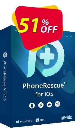 51% OFF PhoneRescue for iOS Windows - 1 year License  Coupon code