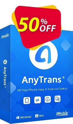 AnyTrans Family Plan Coupon discount Coupon Imobie promotion 2 (39968) - 30OFF Coupon Imobie