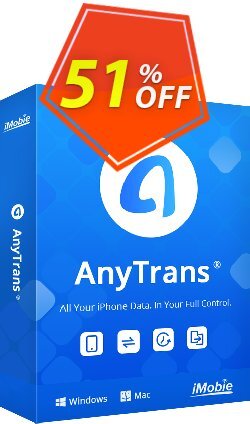 AnyTrans for Mac - Lifetime Plan Imposing sales code 2024