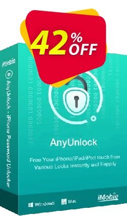 40% OFF AnyUnlock - Bypass Activation Lock (1-Year Plan), verified