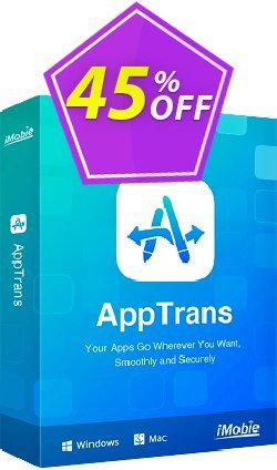 45% OFF AppTrans for Mac 3-month plan Coupon code