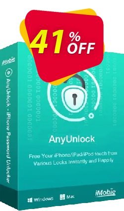 41% OFF AnyUnlock for Mac - Remove Backup Encryption - 3-Month Coupon code