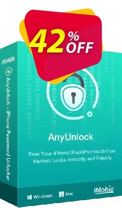 42% OFF AnyUnlock for Mac - Find Apple ID - 3-Month Coupon code