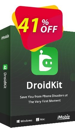 41% OFF DroidKit - Data Recovery - 3-Month Coupon code