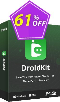 61% OFF DroidKit - Data Recovery - 1-Year  Coupon code