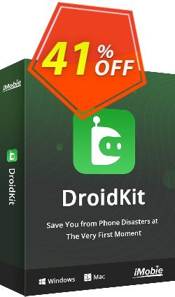 41% OFF DroidKit for Mac - Data Recovery - 1-Year/5 Devices Coupon code