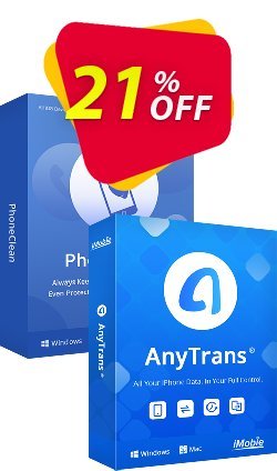 PhoneClean + AnyTrans Personal Bundle for Mac Impressive promo code 2024