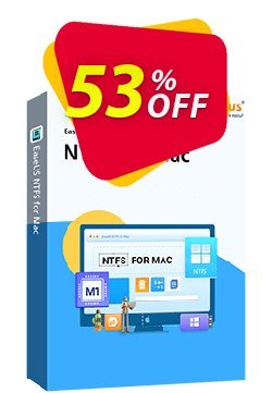 53% OFF EaseUS NTFS For Mac Coupon code