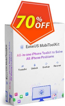 50% OFF EaseUS MobiTooKit Lifetime Upgrades Coupon code