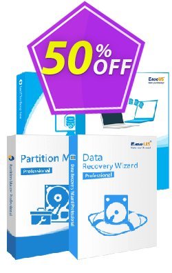 50% OFF Bundle: EaseUS Partition Master + Todo PCTrans + Data Recovery Wizard + Todo Backup Home Lifetime Coupon code