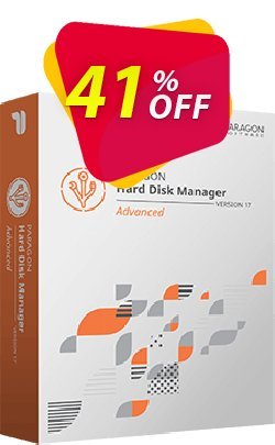 41% OFF Paragon Hard Disk Manager Advanced - 3 PCs License  Coupon code