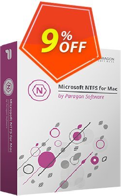 9% OFF Paragon NTFS for Mac Coupon code