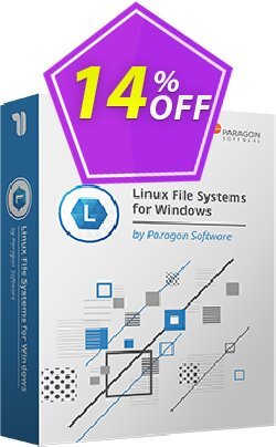 10% OFF PARAGON Linux File Systems for Windows, verified