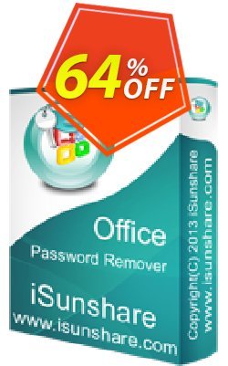 64% OFF iSunshare Office Password Remover Coupon code