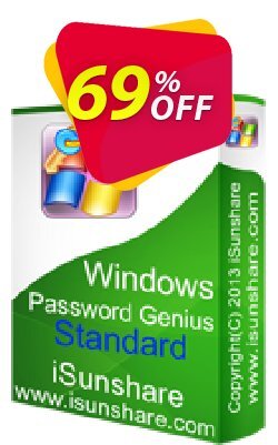 69% OFF iSunshare Windows Password Genius Standard Coupon code