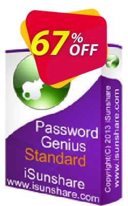 67% OFF iSunshare Password Genius Standard Coupon code