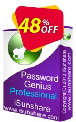48% OFF iSunshare Password Genius Professional Coupon code