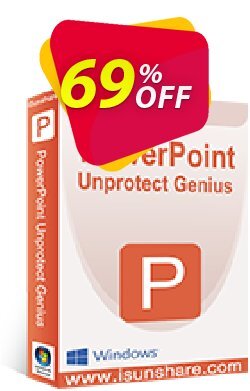 69% OFF iSunshare PowerPoint Unprotect Genius Coupon code