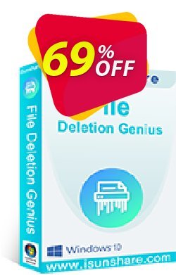 69% OFF iSunshare File Deletion Genius Coupon code