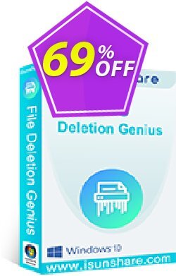 69% OFF iSunshare File Deletion Genius Coupon code