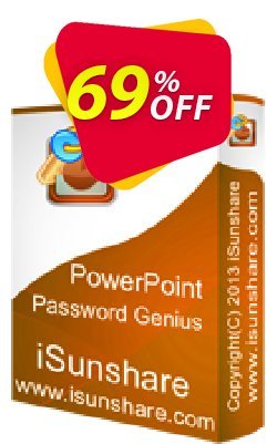 69% OFF iSunshare PowerPoint Password Genius Coupon code