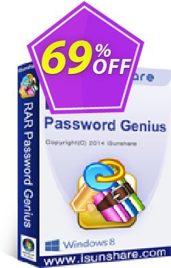 69% OFF iSunshare RAR Password Genius Coupon code