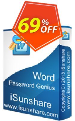 69% OFF iSunshare Word Password Genius Coupon code