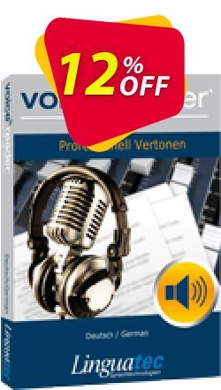 12% OFF Voice Reader Studio 15 GED / Deutsch/German Coupon code