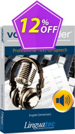 Coupon code Voice Reader Studio 15 ENU / English (American)