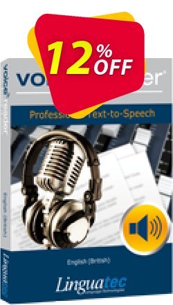 Coupon code Voice Reader Studio 15 ENG / English (British)