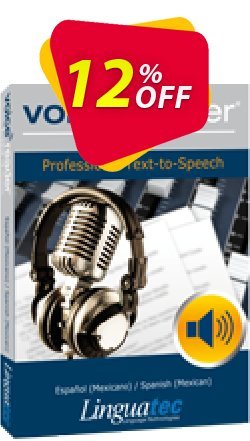 Coupon code Voice Reader Studio 15 SPM / Español (Mexicano)/Spanish (Mexican)