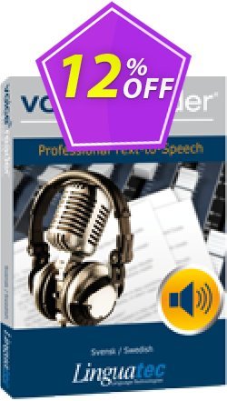 Voice Reader Studio 15 SWS / Svensk/Swedish Coupon discount Coupon code Voice Reader Studio 15 SWS / Svensk/Swedish - Voice Reader Studio 15 SWS / Svensk/Swedish offer from Linguatec