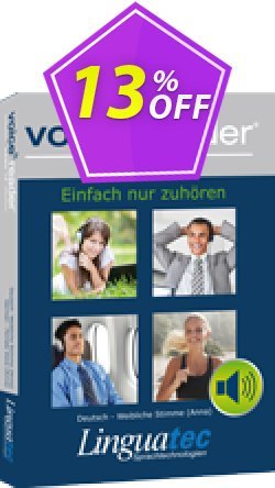 13% OFF Voice Reader Home 15 Deutsch - Weibliche Stimme  - Anna / German - Female voice  - Anna  Coupon code