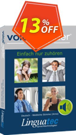 Coupon code Voice Reader Home 15 English (British) - Female voice [Serena]