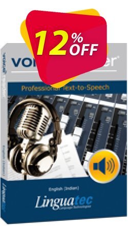 12% OFF Voice Reader Studio 15 ENI / English - Indian  Coupon code